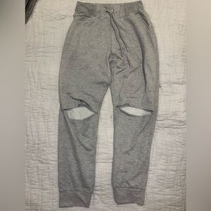 Sam Edelman Sweatpants with knee cutouts